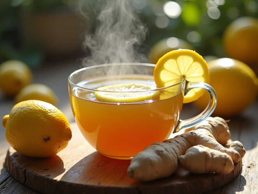 Chá de Gengibre com Limão: O Segredo para sua Imunidade! Chá de Gengibre com Limão: O Segredo para sua Imunidade!