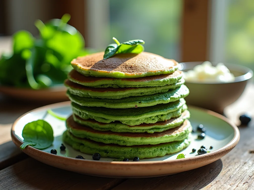 Receita de Panqueca de Espinafre Verde: Saudável e Fácil! Receita de Panqueca de Espinafre Verde: Saudável e Fácil!
