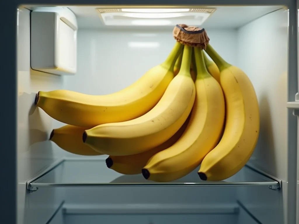 Bananas na Geladeira: O Erro Comum que Estraga Tudo Bananas na Geladeira: O Erro Comum que Estraga Tudo