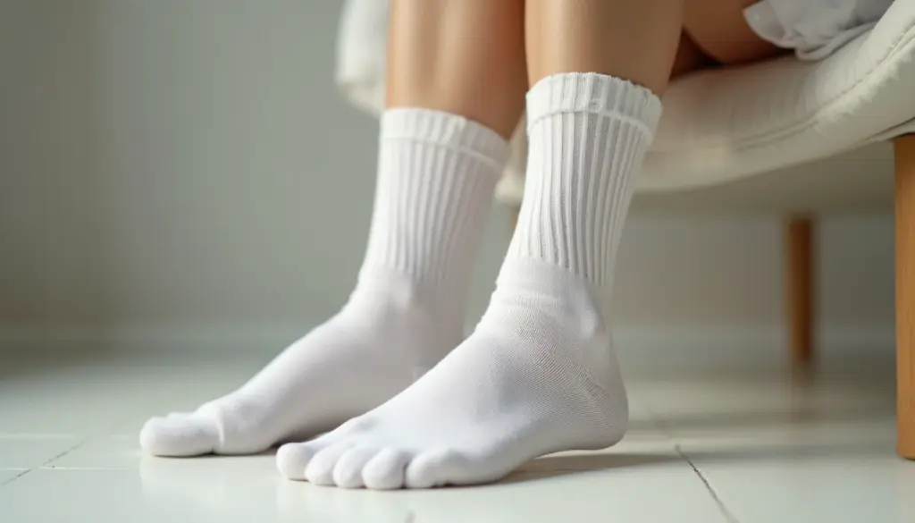 Meias Brancas Impecáveis: O Segredo Contra Manchas de Lama