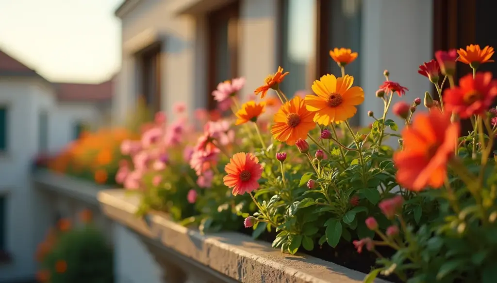Varandas com Vento: Flores Que Resistem e Florescem