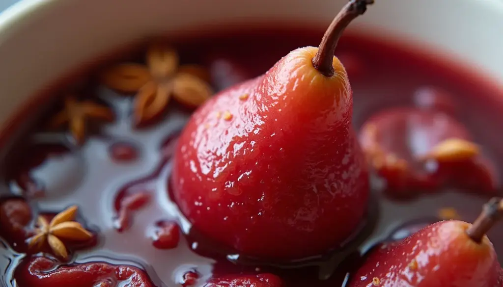 Peras ao Vinho com Especiarias: A Tendência Chique de 2026