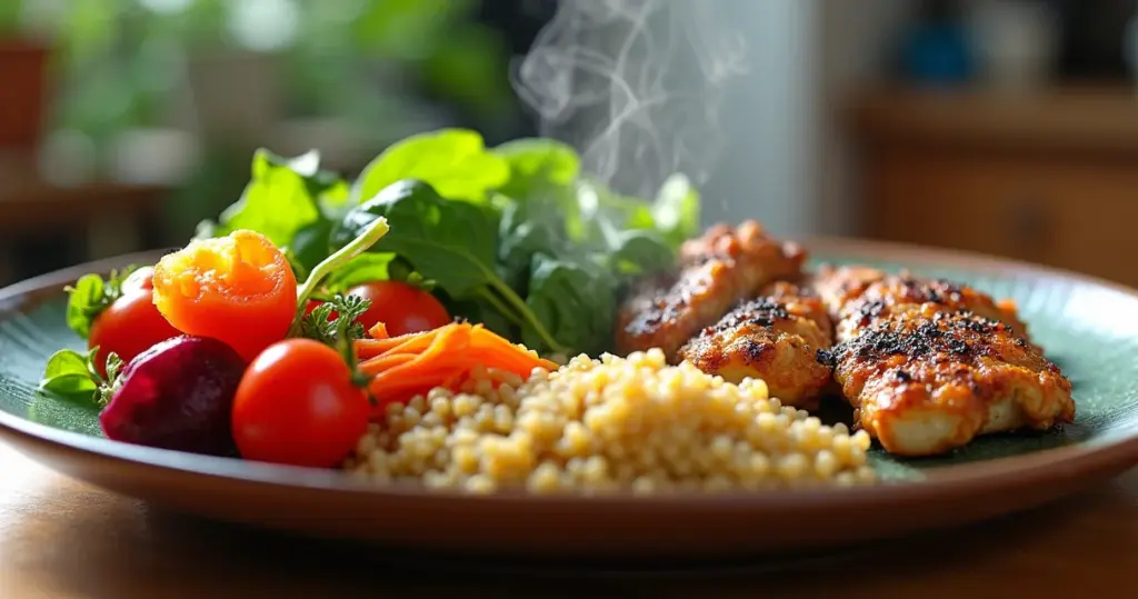 Almoço para diabéticos: prato colorido em 20min que controla a glicose