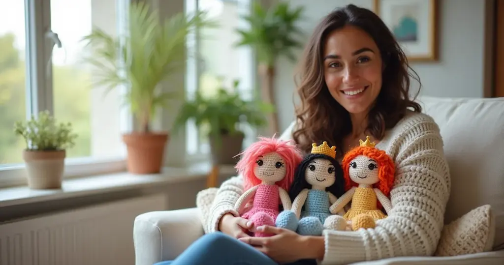 9 Dicas de Amigurumi as Princesas que Transformam Fios em Obras de Arte