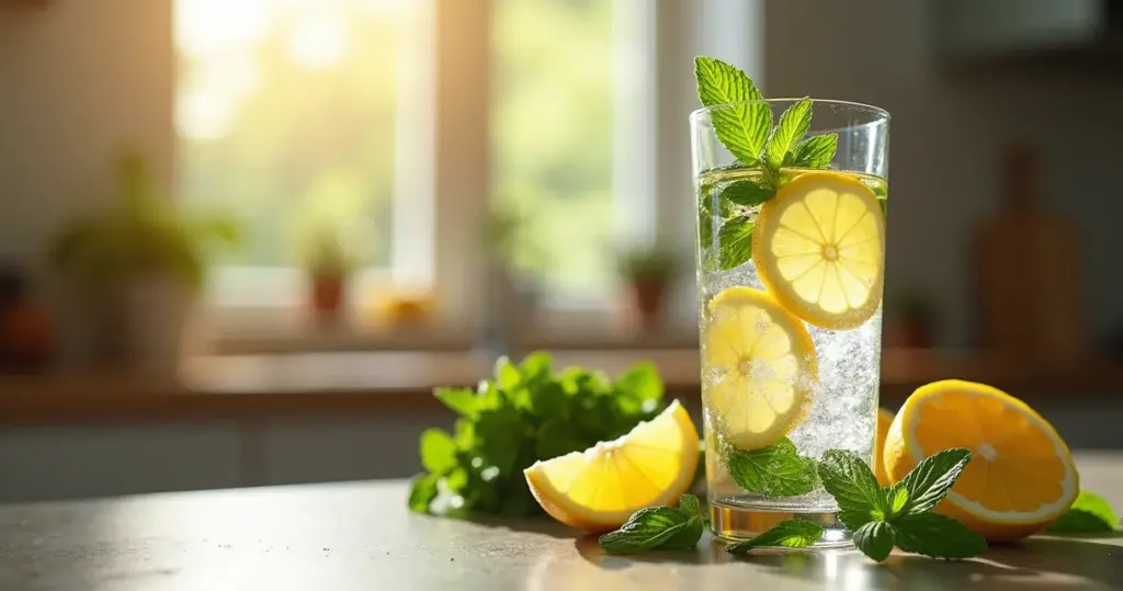 Benefícios da água com gás e limão: sua aliada contra refrigerantes Benefícios da água com gás e limão: sua aliada contra refrigerantes