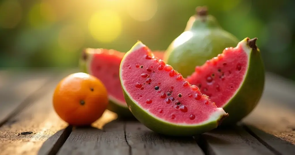 Benefícios da goiaba vermelha: ela tem 7x mais vitamina C que a laranja