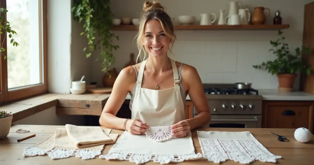 Bicos de Croche para Panos de Pratos Passo a Passo: Valorize Suas Peças em 3x