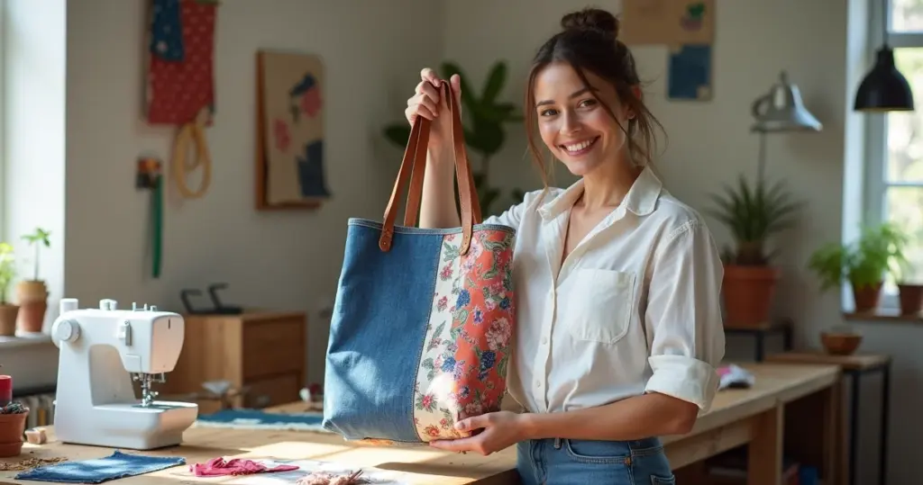 Bolsa DIY: Crie peças únicas por menos de R$50 com tecidos que você já tem