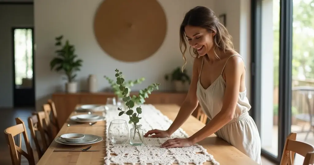 9 Ideias de Centro de Mesa de Croche Comprido que Transformam sua Casa em 3s
