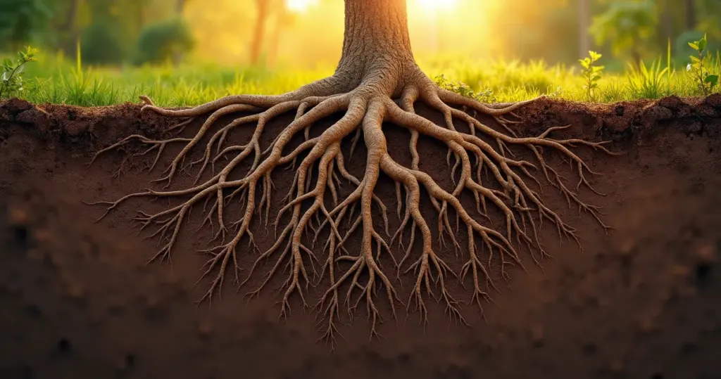 Como as raízes das árvores evitam a erosão e substituem muros caros