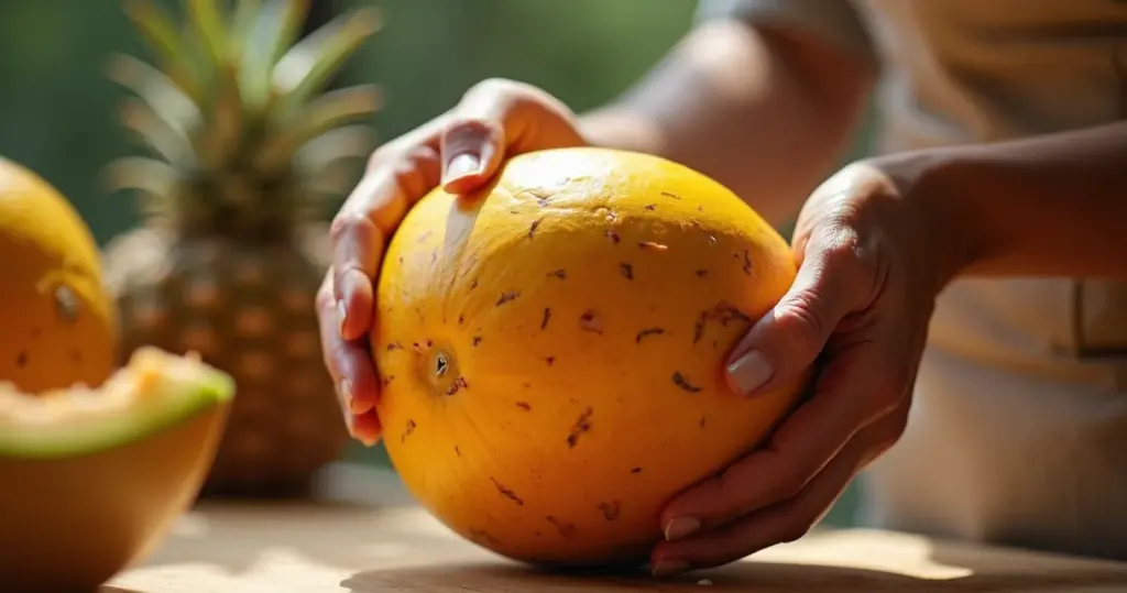 Como escolher melão andino perfeito com 3 sinais que ninguém te conta