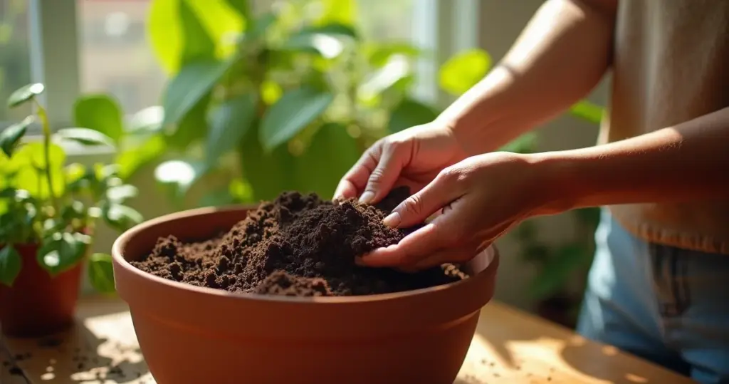 Como fazer adubo com borra de café sem matar suas plantas