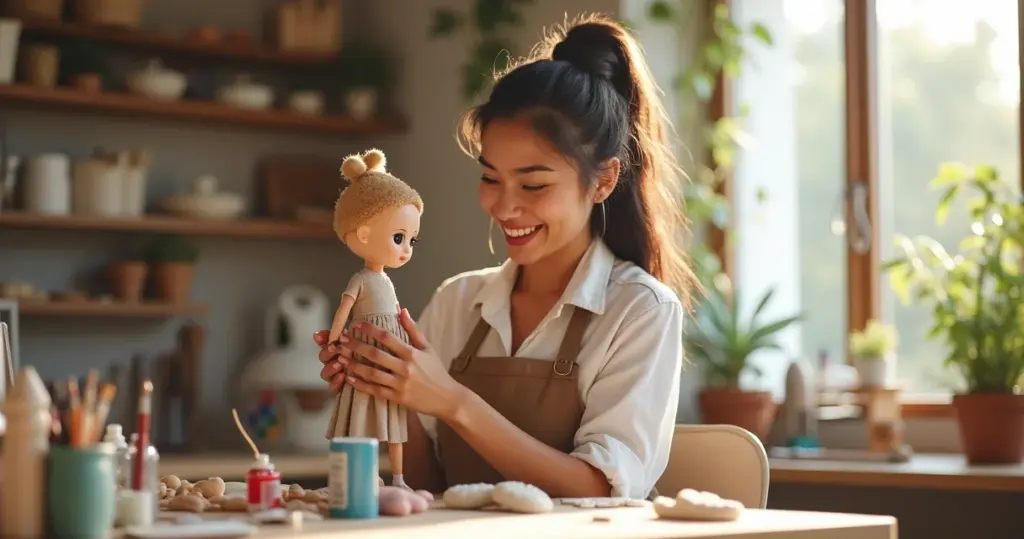 Como fazer bonecas de biscuit personalizadas (estilo fofucha) sem rachaduras