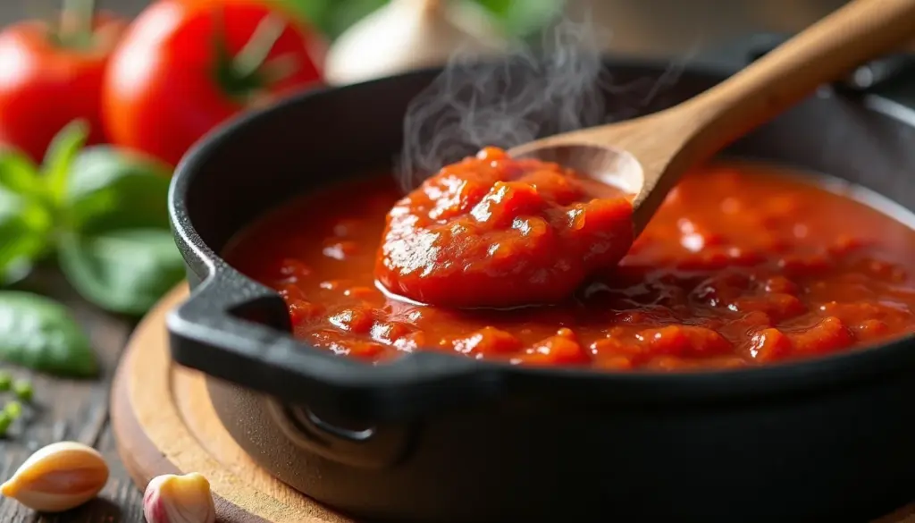 Como fazer molho de tomate caseiro em 40 minutos (fácil e cremoso)