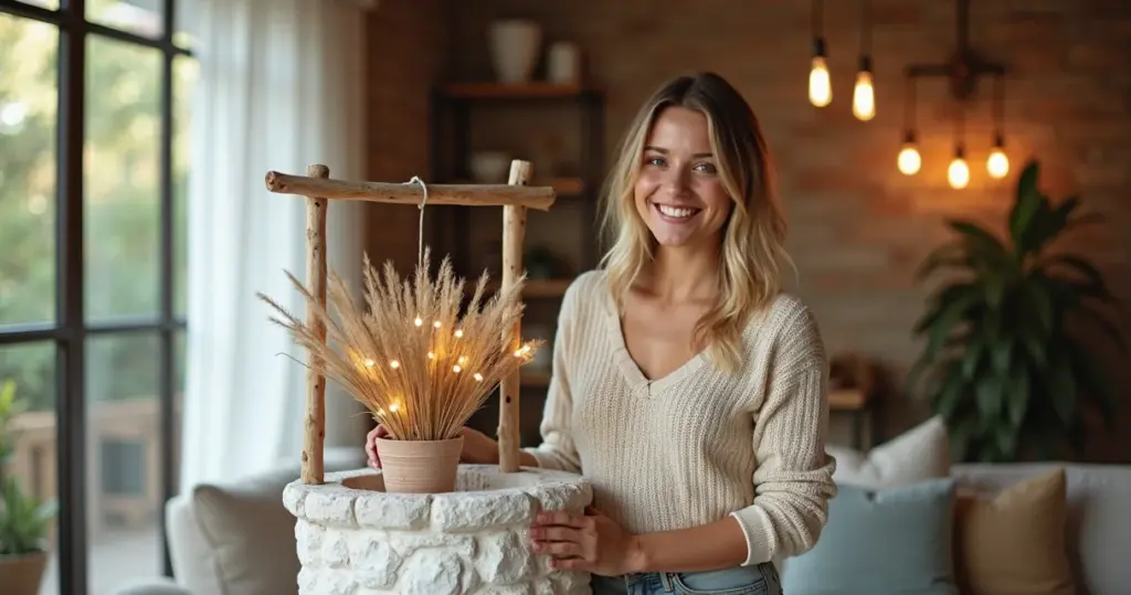 Como fazer um poço para decoração com menos de R$ 100 e efeito profissional