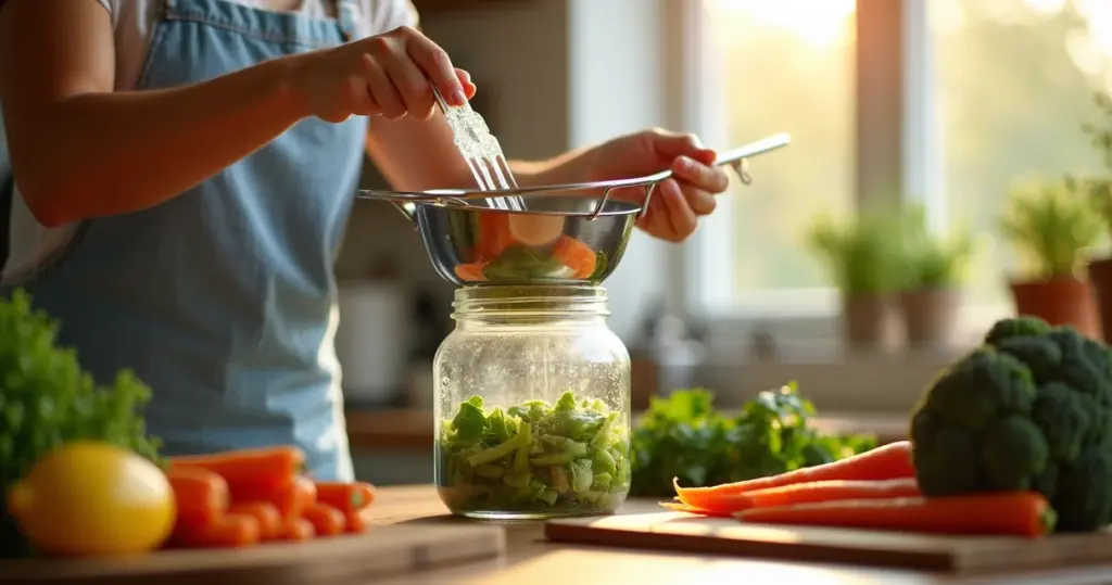 Como reutilizar a água do cozimento de vegetais para economizar R$0,25 por litro