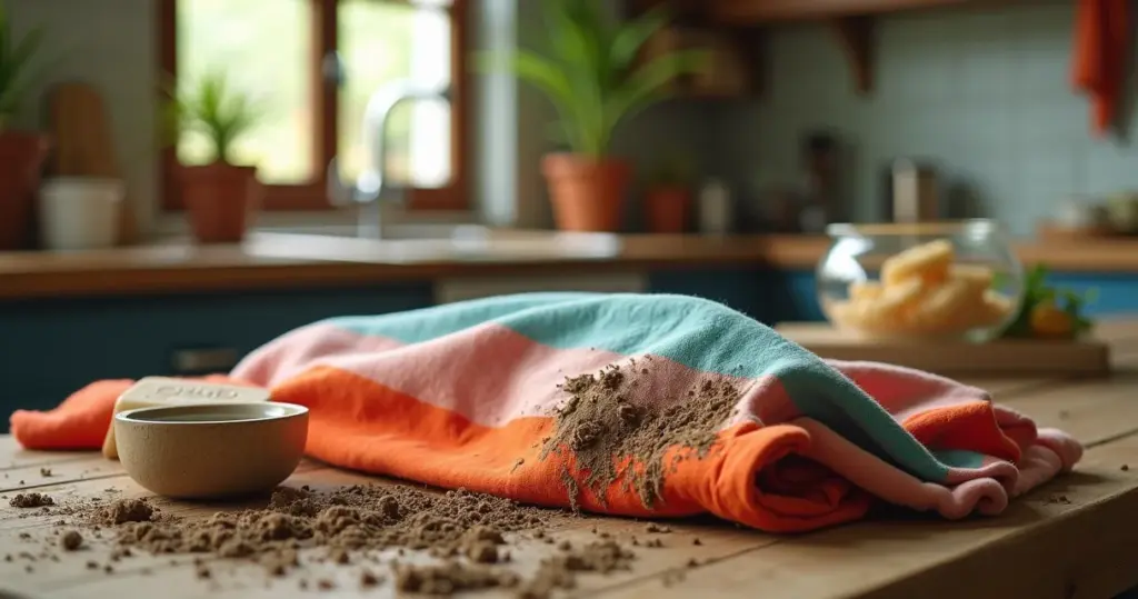 Como tirar mancha de barro de roupa colorida sem estragar a peça