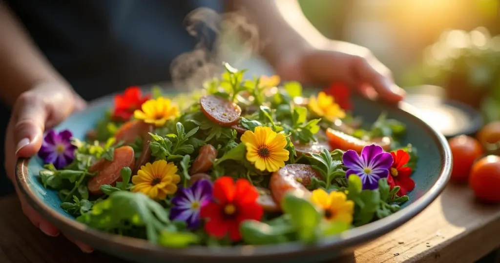 Cozinhando com flores: transforme pratos comuns em gourmet em 20 min