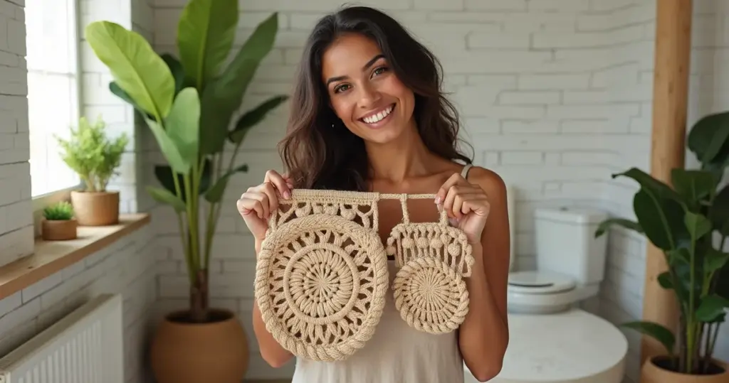 12 Ideias de Crochê Barbante Barroco Jogo Banheiro que Vão Transformar Seu Espaço 12 Ideias de Crochê Barbante Barroco Jogo Banheiro que Vão Transformar Seu Espaço