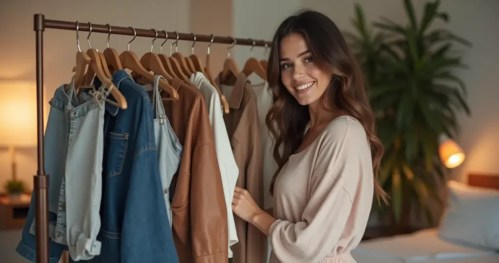 27 Ideias de Decoração Arara de Roupas para Seu Quarto em 5 Minutos