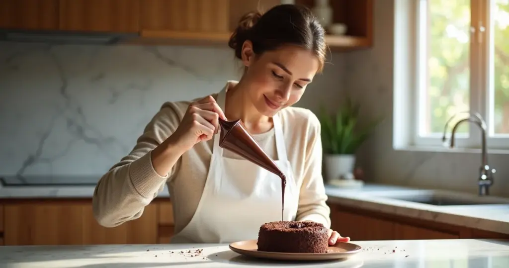 Decoração com chocolate derretido: técnica pro que salva suas sobremesas