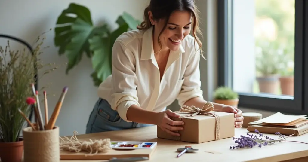 Decoração de caixa de papelão para presente: transforme o comum em extraordinário