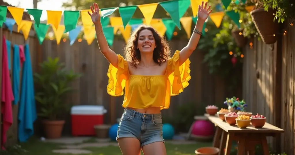 15 Ideias de Decoração de Carnaval no Quintal: Seu Bloquinho Particular 15 Ideias de Decoração de Carnaval no Quintal: Seu Bloquinho Particular