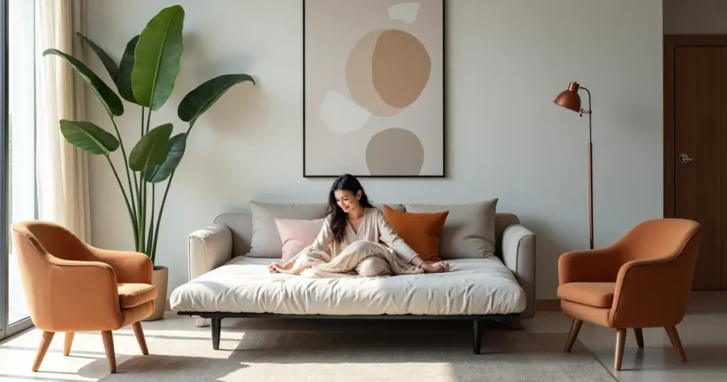12 Ideias de Decoração de Sala com Sofá Retrátil e Poltronas que Ampliam Espaço