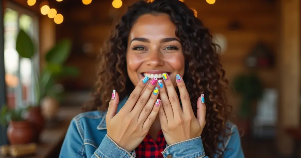 30 Ideias de Decoração de Unha em Gel para São João que Duram a Festa Toda