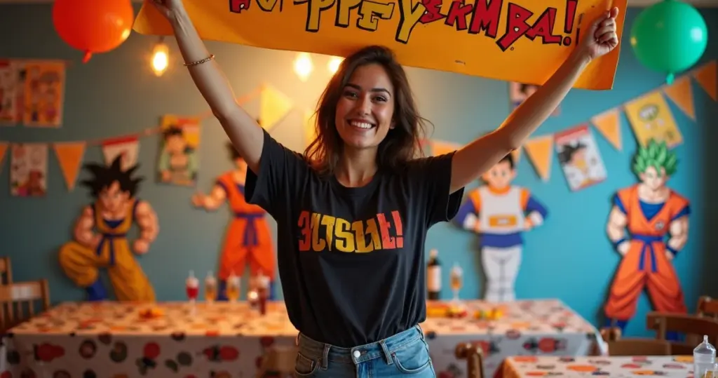 15 Ideias de Decoração Dragon Ball para Imprimir e Fazer Festa Épica Gastando Pouco