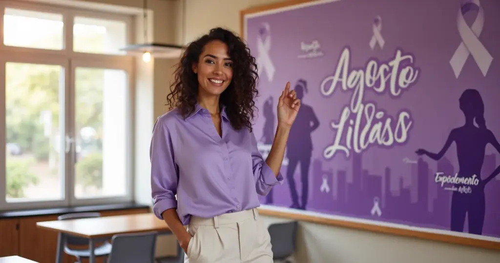 17 Ideias de Decoração Painel Agosto Lilás que Ensinam e Transformam