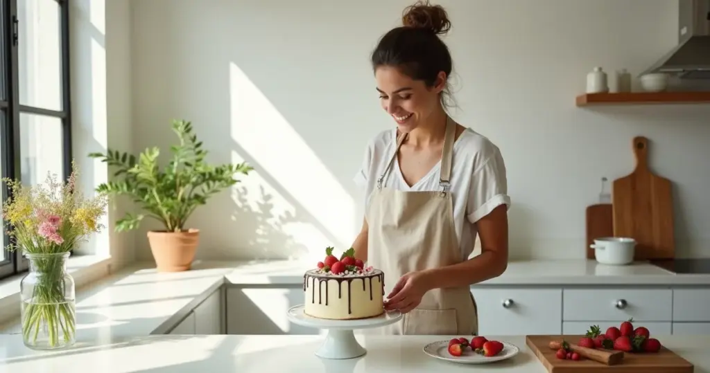 32 Ideias de Decoração Simples de Bolo de Aniversário (Economize R$100+)