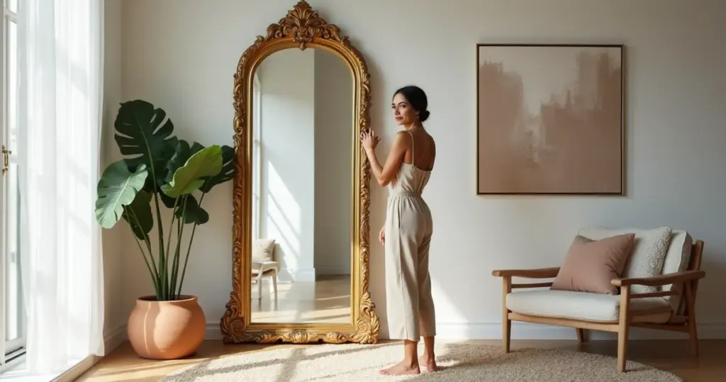 17 Ideias de Espelho Grande Decoração para Ampliar Seu Espaço