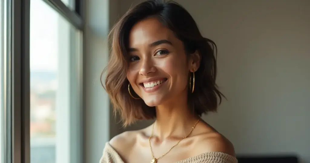 17 Ideias de Foto de Cabelo Curto no Ombro que Transformam Seu Rosto