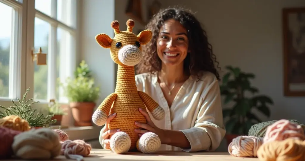 Girafa de Croche Amigurumi Receita: O Detalhe que Faz Realista Girafa de Croche Amigurumi Receita: O Detalhe que Faz Realista