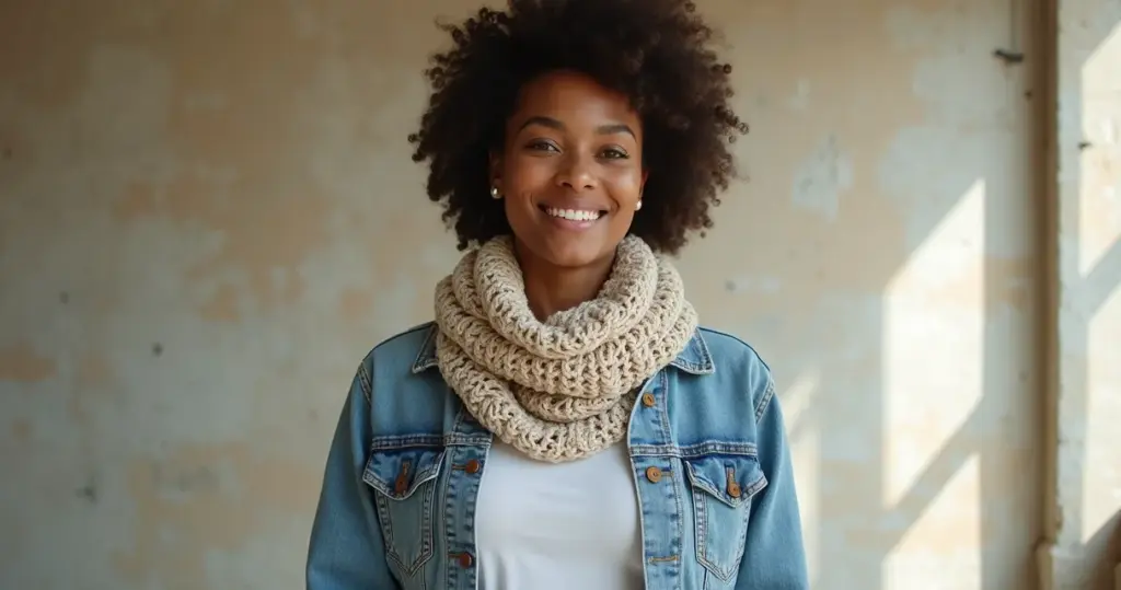 Lenço de crochê: o acessório que transforma seu visual em 7 passos