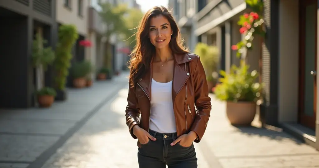 8 Looks com Jaqueta Marrom que Substituem o Preto em Qualquer Ocasião