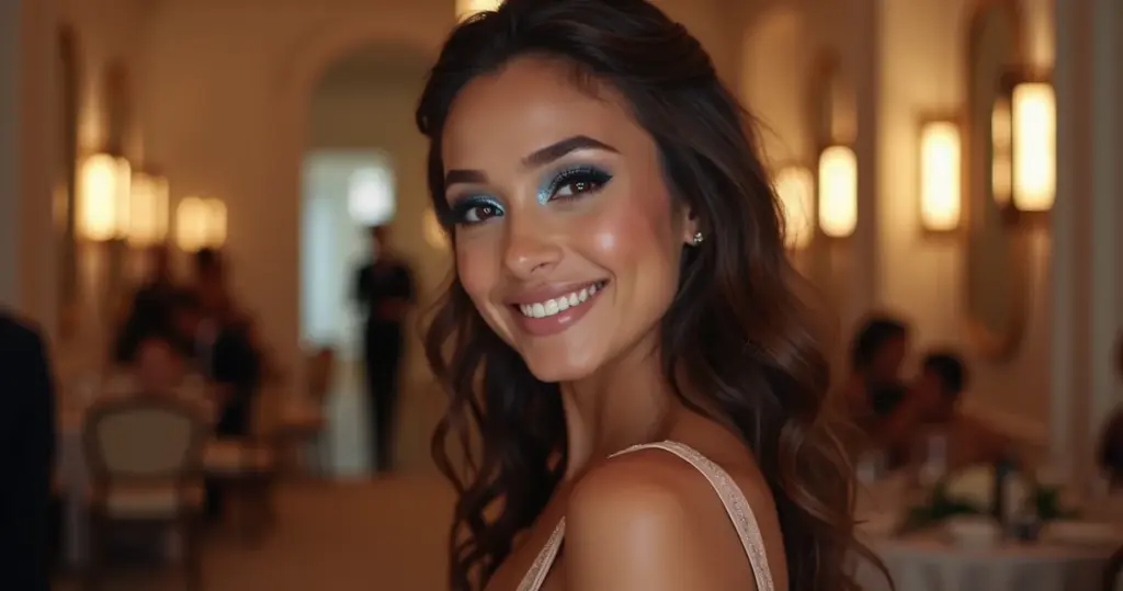 17 Ideias de Maquiagem Debutante Azul para Valorizar Seu Tom de Pele