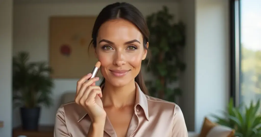 Maquiagem em bastão para pele madura: acabamento perfeito sem craquelar