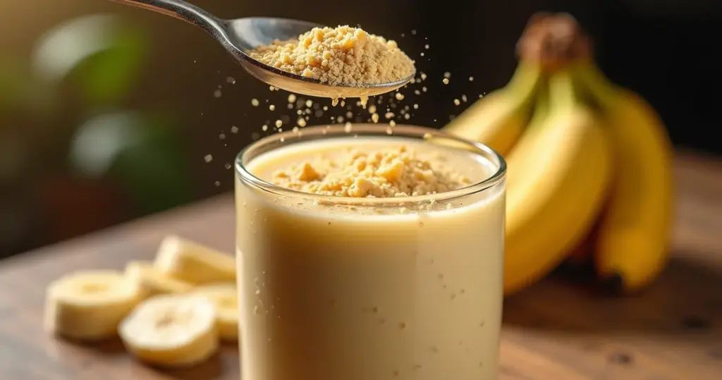 Pode colocar creatina na vitamina de banana? Sim, e ela turbina sua força