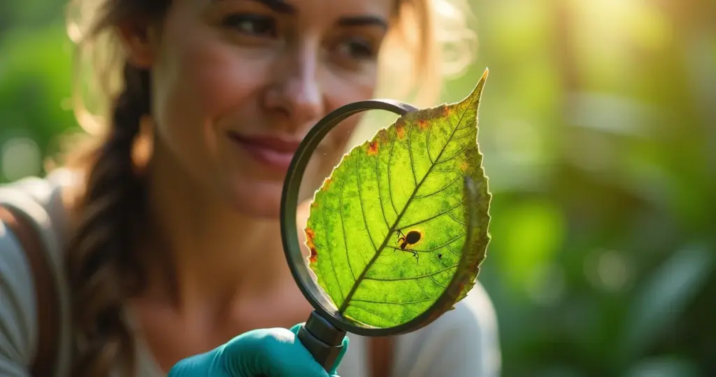 Pragas de jardim como identificar: o sinal que 90% erram nas folhas