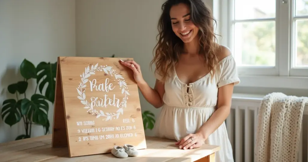 Quadro com dados do nascimento do bebe como fazer: passo a passo fácil