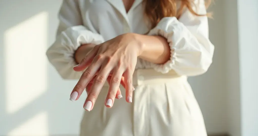 7 Ideias de Unhas Brancas Simples que São Elegância Pura em 2026