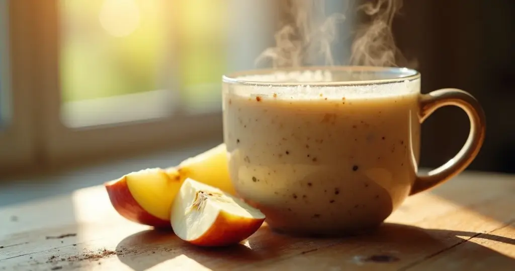 Vitamina de banana com maçã e leite benefícios: energia e saciedade em 5 minutos