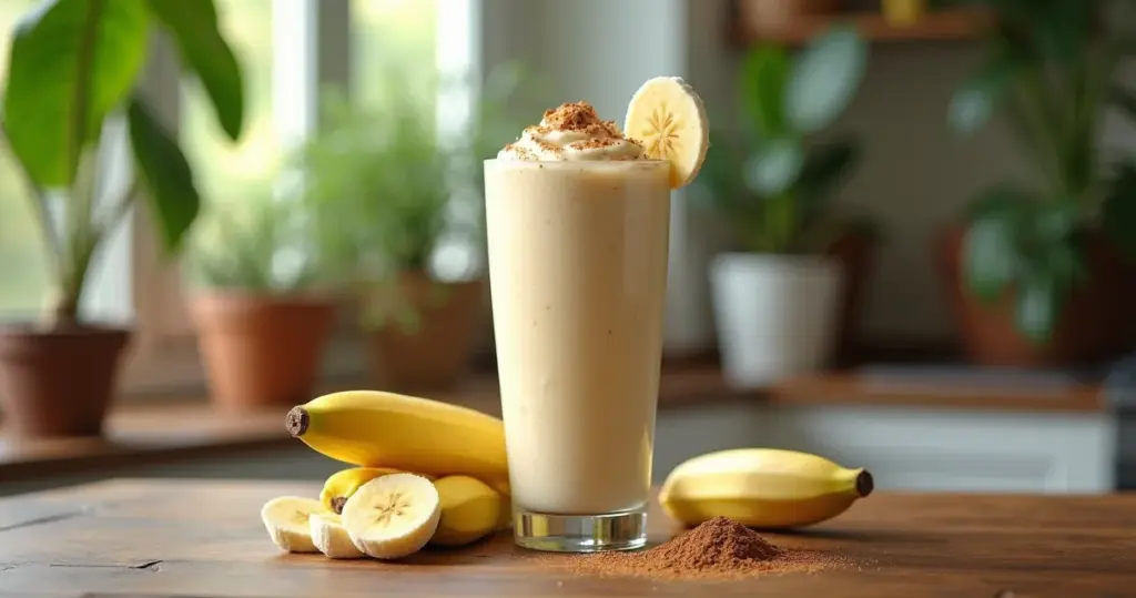 Vitamina de banana receita que fica cremosa igual sorvete em 5 minutos