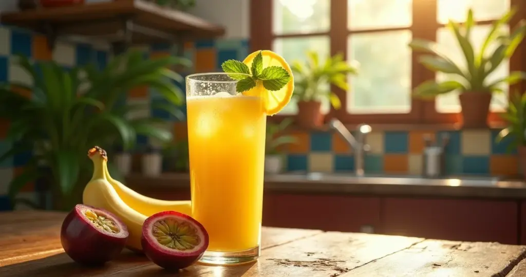 Vitamina de maracujá com banana: relaxe e durma melhor em 5 minutos