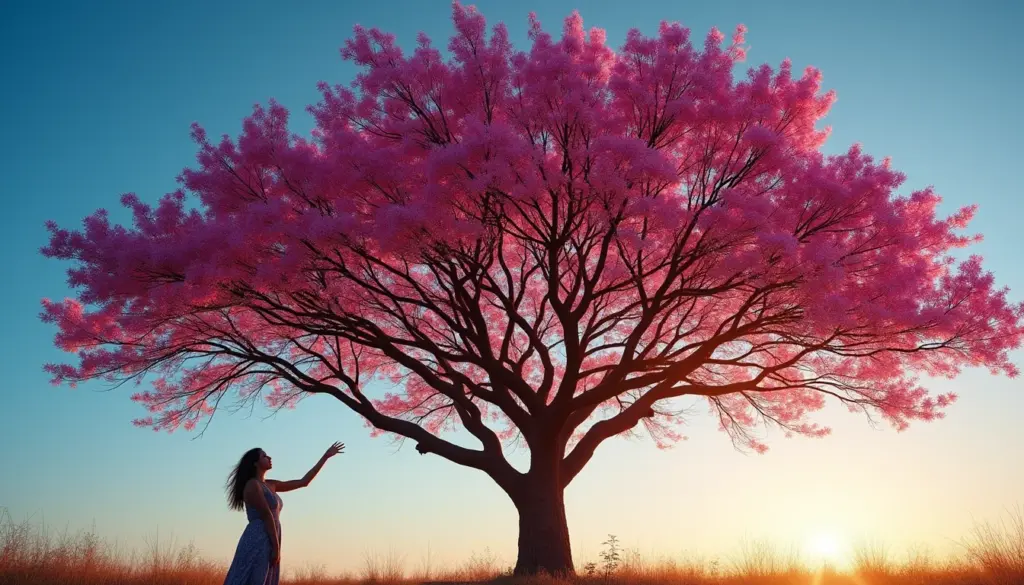 Acácia rosa: a árvore que floresce antes das folhas