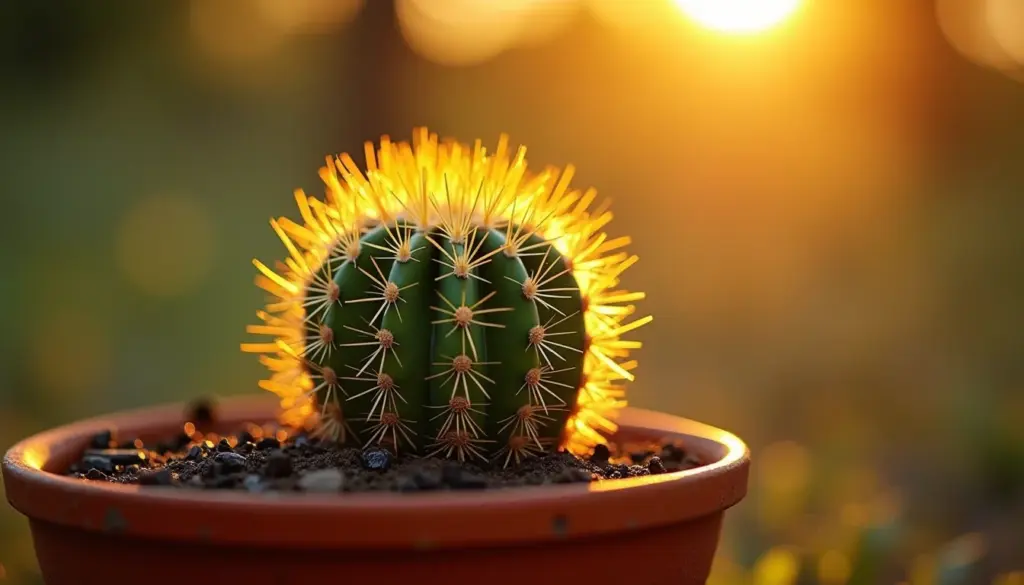Echinocactus grusonii: o erro na rega que mata seu cacto-bola