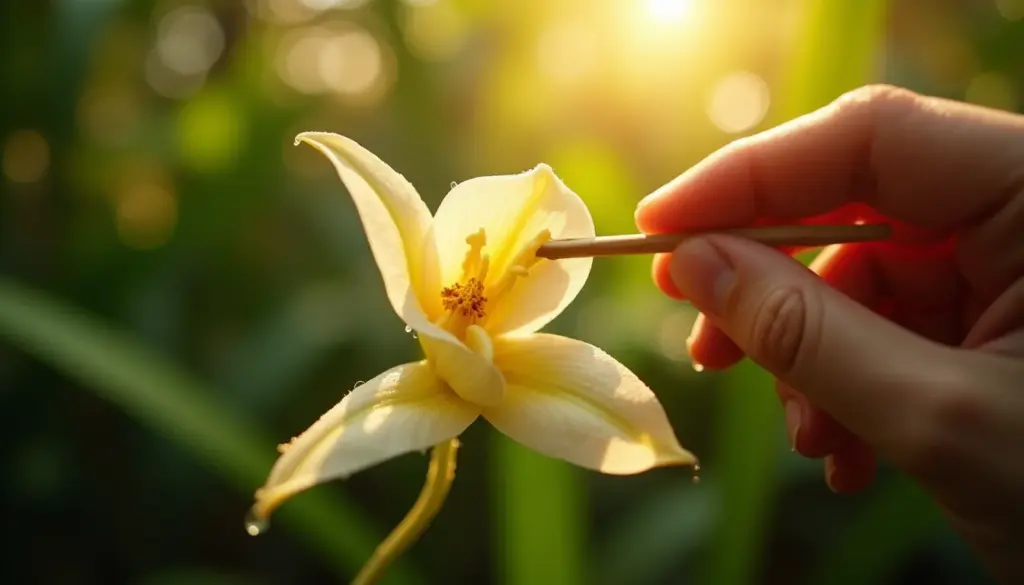 Flor de baunilha dura só horas: veja como polinizar e ter favas