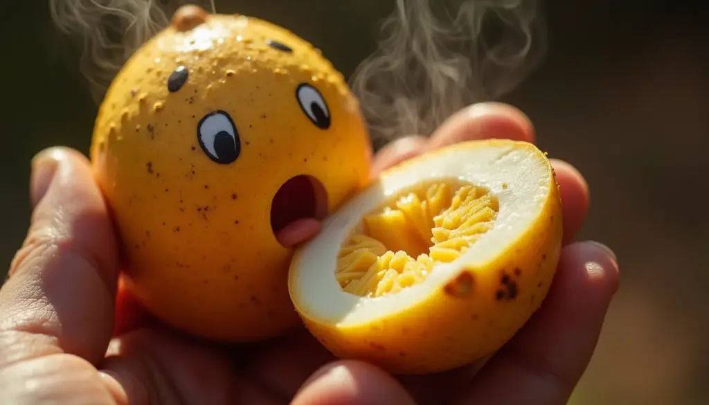 Planta ovo: o fruto que parece ovo mas não é pra comer